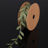 Maxbell 2 Rolls Vintage Satin Leaf Leaves Vine Garlands Ribbon Trim Sewing Craft