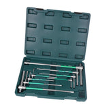 Maxbell T Handle Hex Wrench with Rotating Sleeve Nonslip Professional Metric Sliding 8pcs