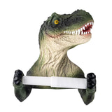 Maxbell Dinosaur Shaped Toilet Paper Holder for Lavatory Home Decoration Shower Room Green