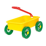 Pretend Play Wagon Toy Beach Activities Pull Car Toy for Indoor Seaside Yard Yellow