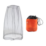 Maxbell Bug Bee Face Mesh Cover with Carry Bag Soft for Travel Walking Hiking Gray S