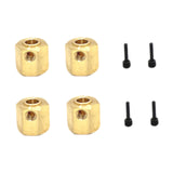 Maxbell RC Car Wheel Hexes Parts Easy to Install Remote Control Car Widened Combiner 4x4 No Output Shaft