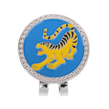 Maxbell Golf Hat Clip Magnetic with Golf Ball Marker Chinese Zodiac Tiger - Aladdin Shoppers