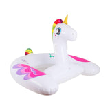 Maxbell Inflatable Unicorn Pool Float Floatie Ride on for Summer Swimming Pool Party