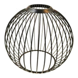 Maxbell Iron Lamp Shade Bulb Cover Office Fitting Hotel Home Pendant Light Lampshade Black 14.8x13cm