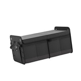 Foldable Car Cargo Trunk Organizer Box Black Wear Resistant 22.8x15x12.6inch