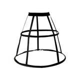 Maxbell Maxbell Cage Hoop Skirt Petticoat Crinoline Pannier Petticoat for Prom Dress Wedding Black
