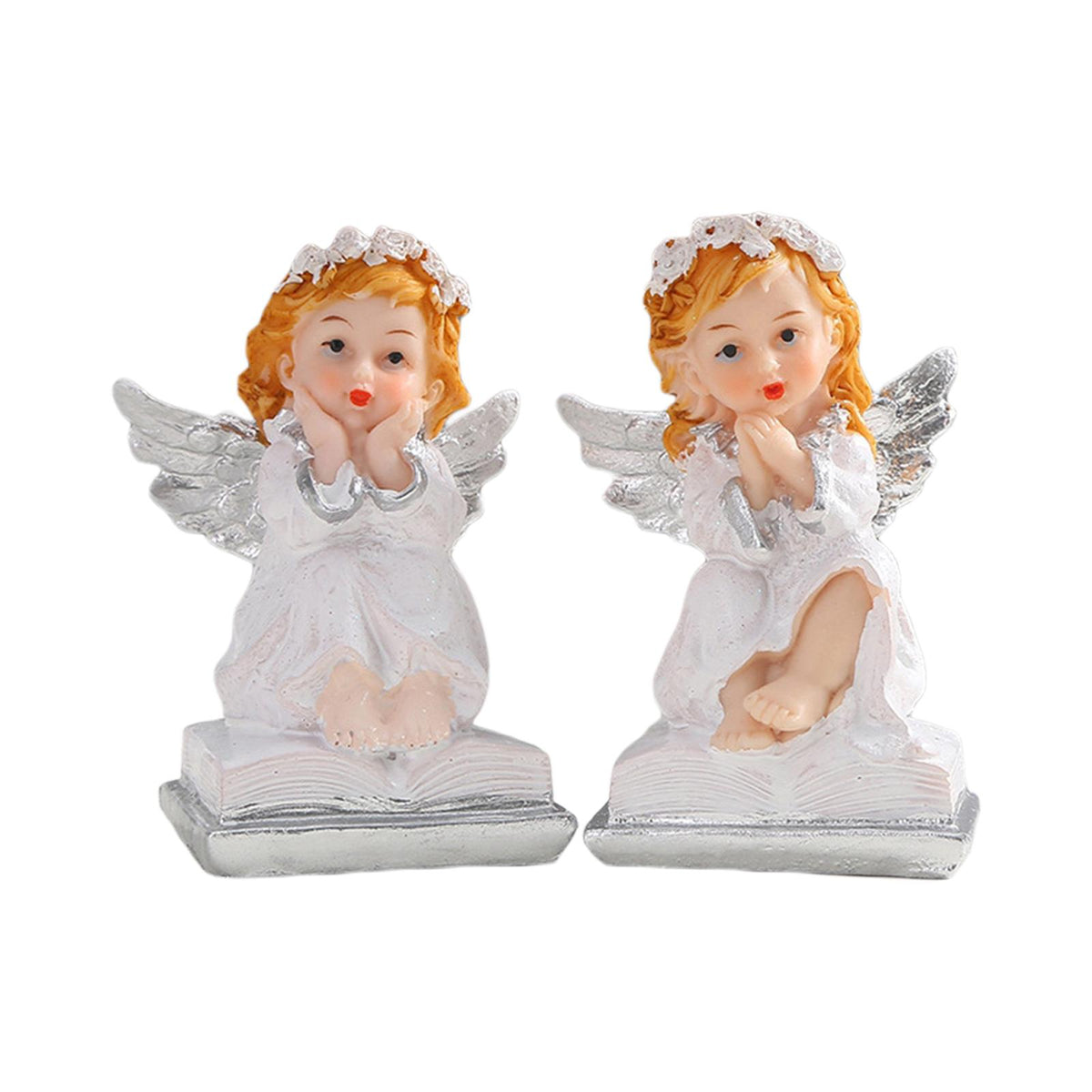Maxbell Maxbell Nordic girl Ange Statue Decoration Accessories Sculpture Home Style A