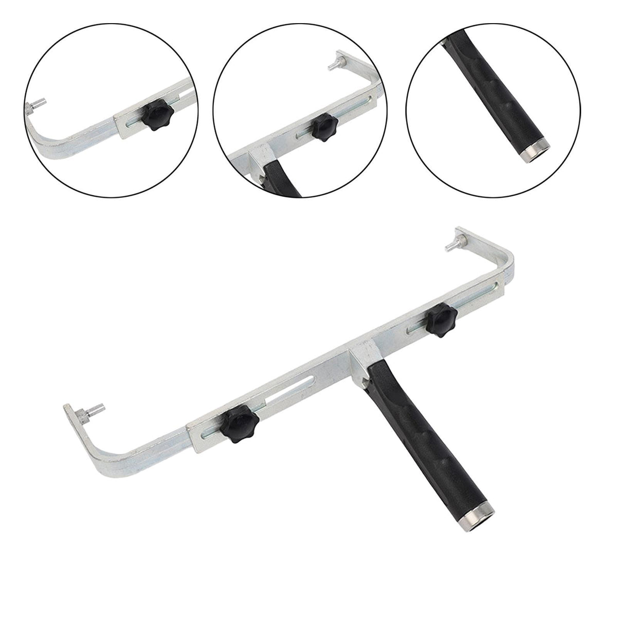 Maxbell Double Arm Roller Frame Aluminum for Attached to Threaded End Extension Pole