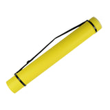 Maxbell Extendable Poster Tube Poster Carrying Case for Blueprints Drafting Drawings Yellow