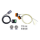 Maxbell 1 Pair RC Car LED Rotating Lamp 5V Alarm Lamp for 1/14 RC Hobby Car Vehicles
