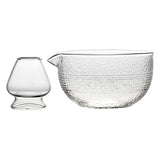 Maxbell Spout Matcha Bowl Set Matcha Ceremony Starter Matcha Bowl Glass Bowl Tea Set Style A