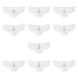 Maxbell 10Pcs Commode Sample Collector 800ml Urine Collection Hat Sturdy for Elderly