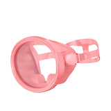Maxbell Snorkel Diving Mask No Fogging Comfortable Portable Oval Glass Scuba Goggles pink