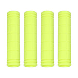 Maxbell 4Pcs Bike Handlebar Grips Anti Slip for Road Bikes Kids Folding Bicycles Yellow