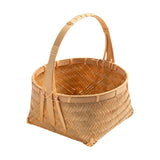 Maxbell Portable Multipurpose Practical Sturdy Picnic Basket for Park Wedding Hiking light color