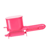 Maxbell Roller Hair Color Applicator Protable Semi Automatic for Salon Travel Adults pink