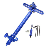 Maxbell Recurve Bow Sight with Ring and Single Fiber Optical Pin T Shape Bowsight Blue - Aladdin Shoppers