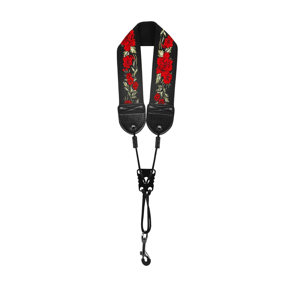 Maxbell Saxophone Neck Strap Practicing Lightweight Birthday Gifts Sax Hanging Strap Red Flower