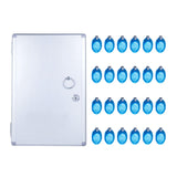 Maxbell Key Cabinet Lock Box Wall Mounted Storage Box Family Home Key Organizer Case 21.5x5.5x32.5cm24Tag