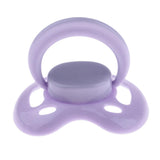 Maxbell Maxbell Cute Cartoon Dummy Pacifier & Magnet Set Baby Doll Supplies for Reborn Newborn Doll Purple