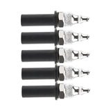 Maxbell 5 Pieces Motorcycle Windshield Bolt Screw Kit Motorbike Fairing Mounting Kit Silver