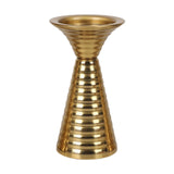 Maxbell Golden Candle Holder Elegant Portable Candlestick for Parties Dinner Wedding M