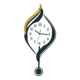 Maxbell Wall Clock Arabic Numbers Analog Simple for Living Room for Home Hotel Study White