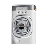 Maxbell Portable Air Conditioner with 600ml Water Tank Personal Desktop Electric Fan White