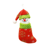 Snowman Christmas Stocking Cute Xmas Decor for Gift Wrapping Party Fireplace