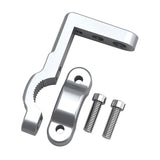 Maxbell Motorcycle Light Bracket M8 for 22mm Tube Lightweight Light Bar Mount argent