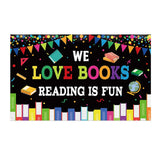 Maxbell Welcome Back to School Backdrop Hanging Photography Background for Classroom Style C