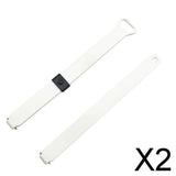 Maxbell 2xReplacement Watch Band Wrist Strap For Misfit Ray Fitness Tracker White