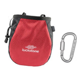 Maxbell Chalk Bag with Adjustable Waist Strap Packaging for Workout Training Fitness Red