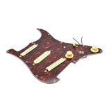 Maxbell Sss Guitar Pickguard Ceramic Practical DIY Prewired Pickguard Backplate Accs red