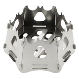 Maxbell Maxbell Folding Outdoor Camping Wood Stove Portable Stainless Steel Picnic Burner, 3.46 x 5.91inch