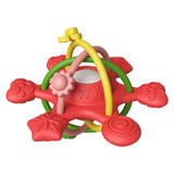Maxbell Baby Chew Toy Baby Busy Ball for Tactile Training Coordination Concentration red