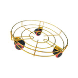 Maxbell Plant Dolly with Casters Plant Dolly for Garden Patio Planter Indoor Outdoor Gold