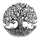 Maxbell Hanging Decoration Fence Kitchen Yard Background Tree of Life Wall Art Decor