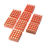 Maxbell 8 Pieces Copper Heatsink Accessory Cooling Heatsink for Pi Computer CPU Chip