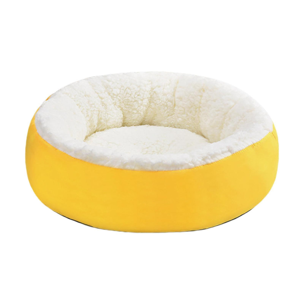 Maxbell Maxbell Plush Cat Sleeping Pad Mattress Blanket Pet Bed Mat for Kitten Puppy Rest 50cm Yellow