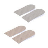 Maxbell Unisex Invisible Shoes Insole Insert Increased Height Taller Lift Half Pad