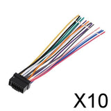 Maxbell 10x16 Pin Car Radio Stereo Speaker Wire Harness Plug for Alpine CDA-9887