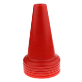 Maxbell 5 Pieces Safety and Security Cones Outdoor Games Plastic Traffic Cones Red - Aladdin Shoppers