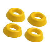 Maxbell 4x Sport Ball Stand Holders Versatile Space Saving Basketball Display Stands Yellow