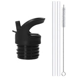 Maxbell 2xStraw Lid Accessories Insulated Simple Flip Cleaning Brushes Handle