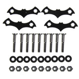 Maxbell Maxbell 4 Set Longboard Skateboard Deck Protect Cushion Gasket Bolts Nuts Screw Mounting Kit