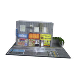 Maxbell 1/64 Scale Miniature Scene Model Elegant Japanese Street Shop Lighting Scene