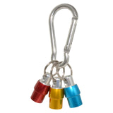 Maxbell 2 Set Aluminum Alloy Keychain Drill Screwdriver Bit Holder