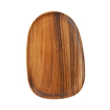 Maxbell Wooden Serving Tray Key Bowl Housewarming Gift Food Fruit Snack Storage Tray 16x12x2 cm